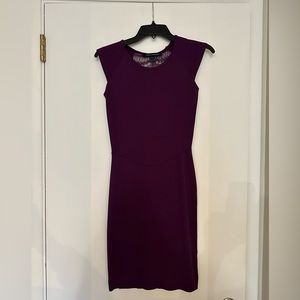 French Connection Viven lace back bodycon dress